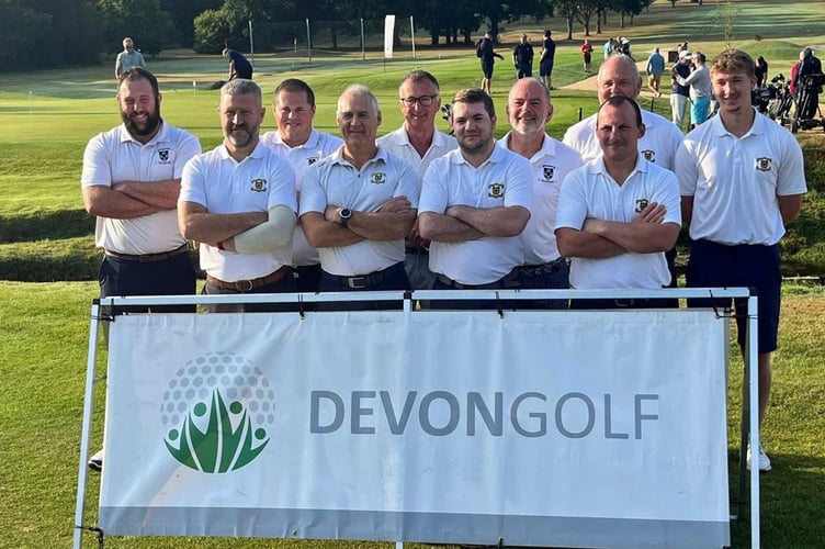 The Downes Palairet Team at Stover Golf Club.
