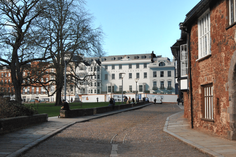 How the the Royal Clarence Hotel site in Exeter could look