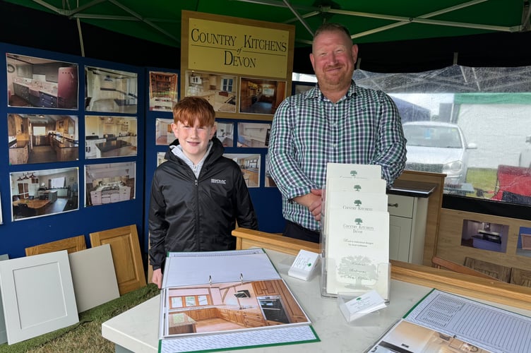 Country Kitchens of Devon had a stand at the Okehampton Show.  AQ 9956
