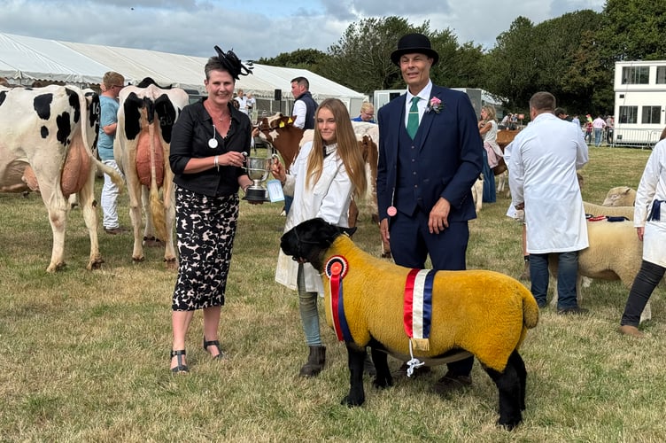 The Sheep Show Champion at Okehampton Show.  AQ 0215
