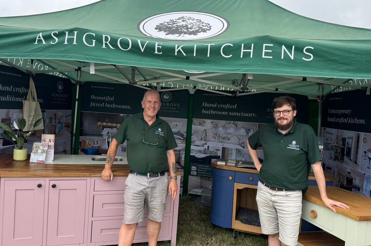 The Ashgrove Kitchens stand at the Okehampton Show.  AQ 0010
