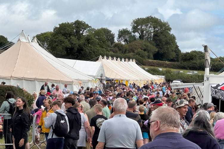 It was a busy Okehampton Show despite occasional showers of rain.  AQ 9961
