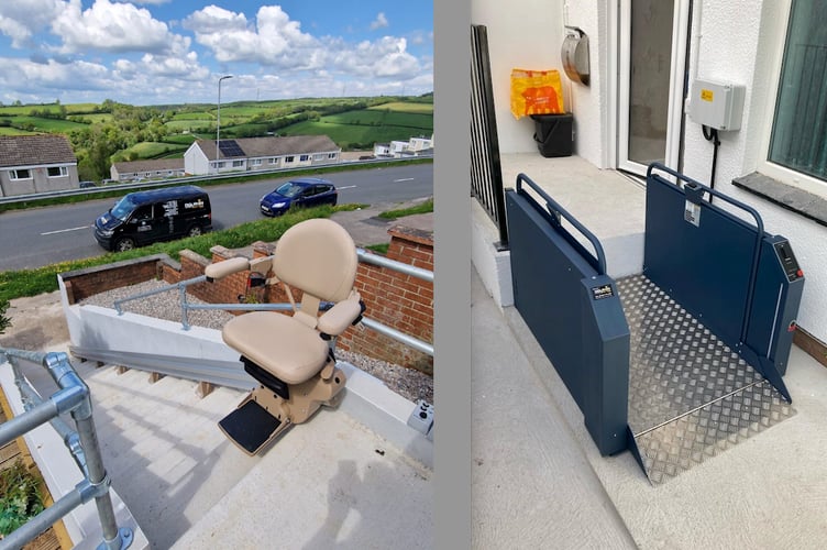 Outdoor access solutions are being offered by Crediton business Dolphin Stairlifts Southwest.
