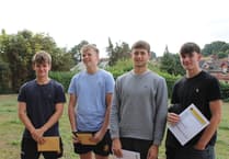 Students at QE School in Crediton celebrate a ‘strong set of GCSE results’