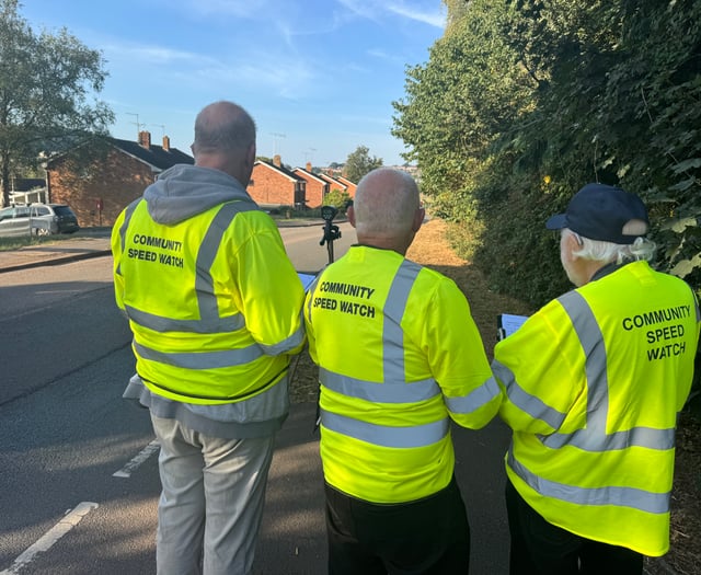 Crediton Speedwatch's alarming speeder stats