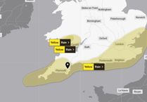 Heavy showers forecast as Met Office issues rain warning
