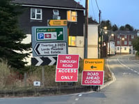 A377 in Crediton reopens but will close again at 7am tomorrow
