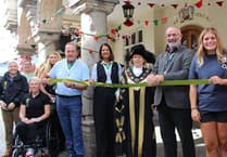 Yarn art on display in Exeter to mark Women’s Rugby World Cup