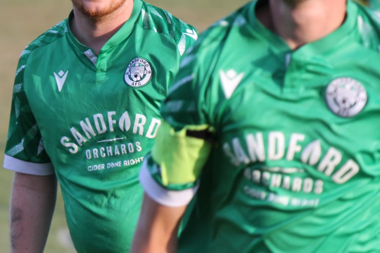 Sandford Football Club players.  AQ 0776
