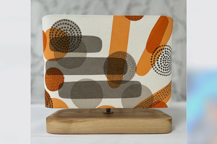 A lamp by Esme Cooper.