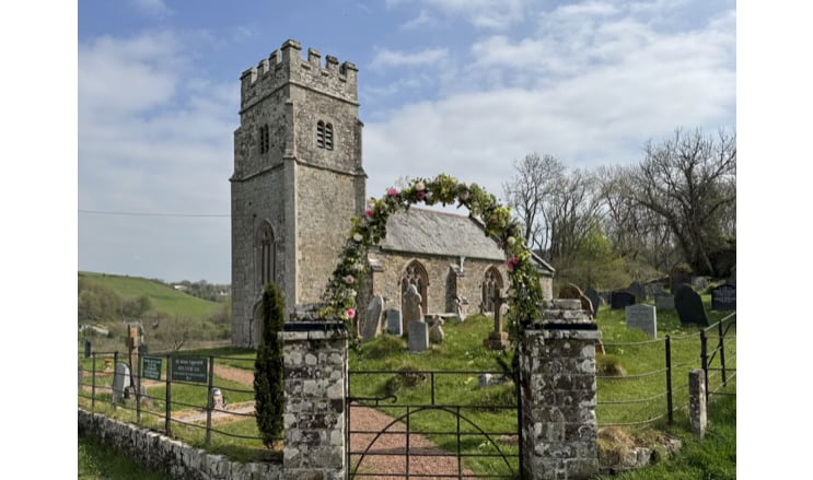 All Saints Church at Eggesford.
