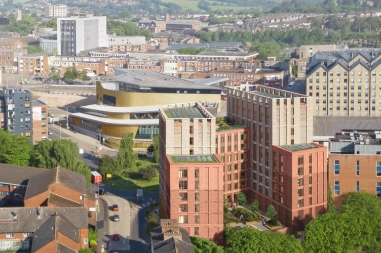 Proposals for Clarendon House in Exeter