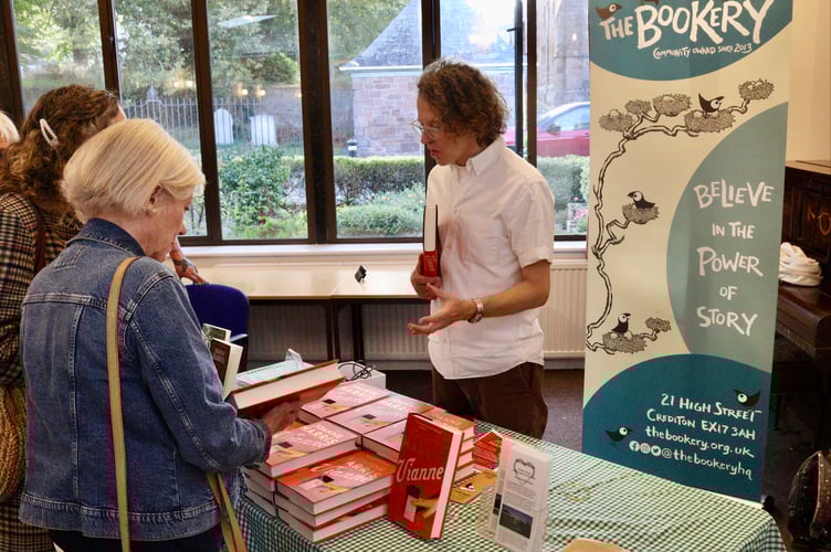 The Bookery selling copies of Ms Harris' books