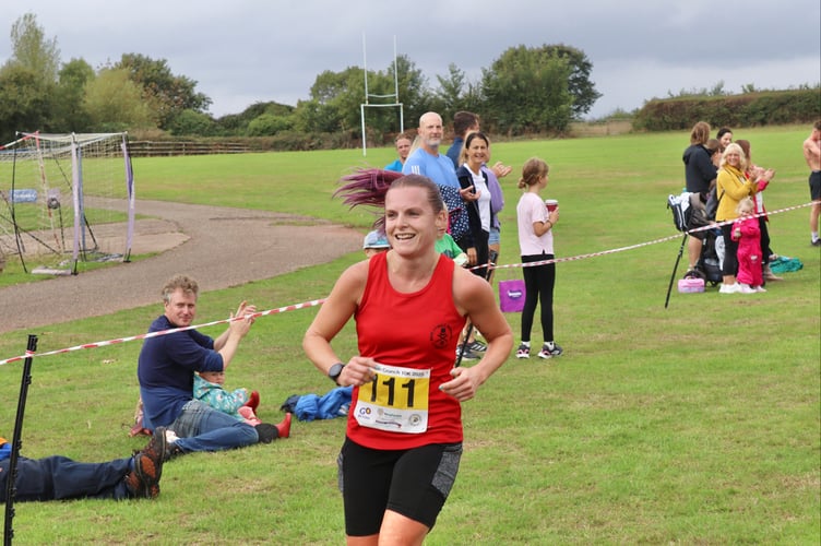Crediton Crunch 10k 7 September 2025 Hazel Shears was the female winner (Will Goddard, Crediton Courier)