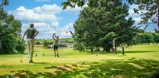 The green, green grass of Downes Crediton Golf Club