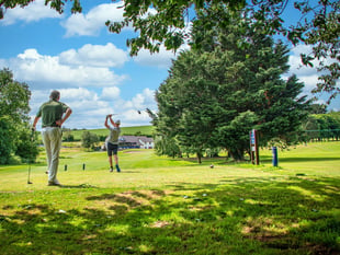 The green, green grass of Downes Crediton Golf Club