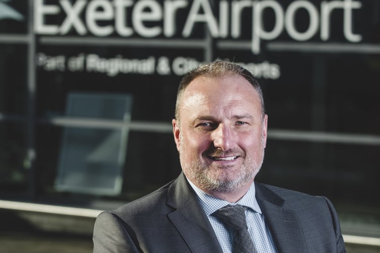 Exeter Airport Managing Director Stephen Wiltshire
