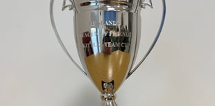 Redlands League of Friends' new skittles trophy