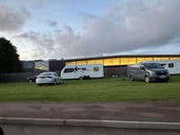 Travellers leave Crediton Tesco/Surgery site