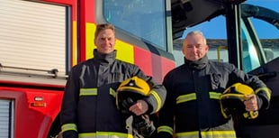 Exeter Airport firefighters raise over £2,500 for charity