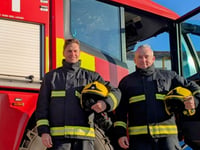 Exeter Airport firefighters raise over £2,500 for charity