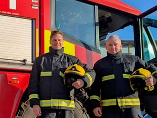 Exeter Airport firefighters raise over £2,500 for charity