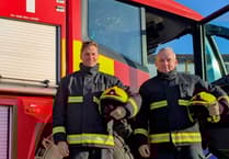 Exeter Airport firefighters raise over £2,500 for Young Lives vs Cancer