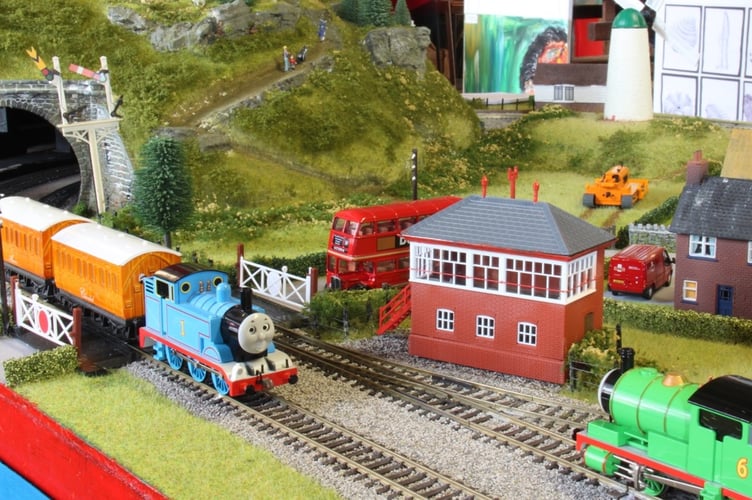 One of the railway displays which can be seen at Willand Model Railway Show.  
