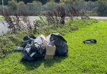 Piles of rubbish remain after travellers leave Crediton