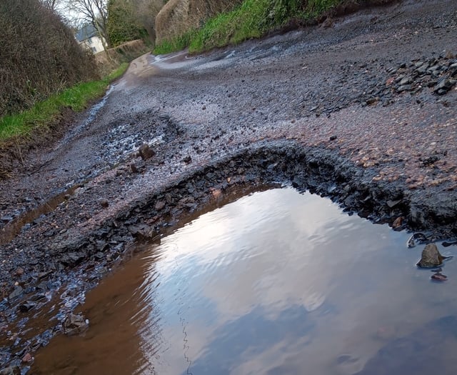 Letter: Appalling state of the road through Gunstone
