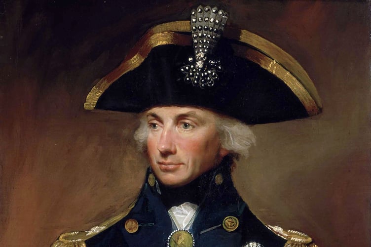 Painting from 1799 of Rear-Admiral Sir Horatio Nelson