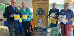 Crediton Lions appeal for donations to send to Ukraine
