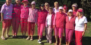 Ladies ‘in the pink’ at Downes Crediton Golf Club
