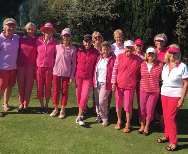 Ladies ‘in the pink’ at Downes Crediton Golf Club
