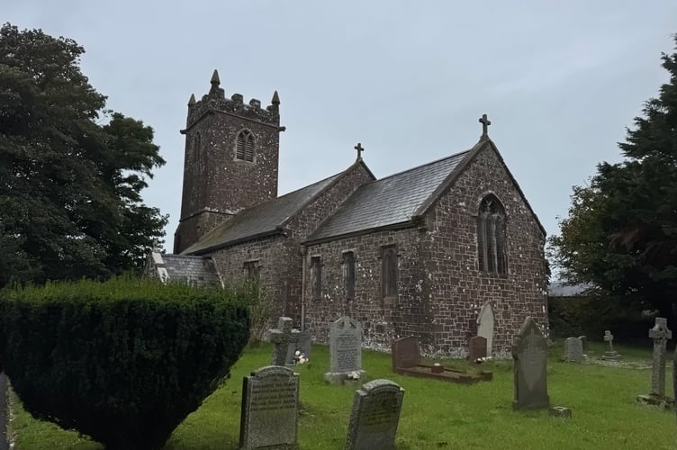 St David’s Church at Thelbridge.  AQ 2959
