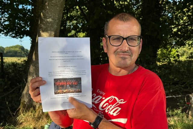 Father and son to take part in Firewalk

