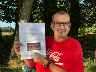 Father and son to take part in Firewalk
