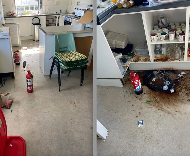 Appeal after break-in, damage and thefts at Winkleigh Football Club
