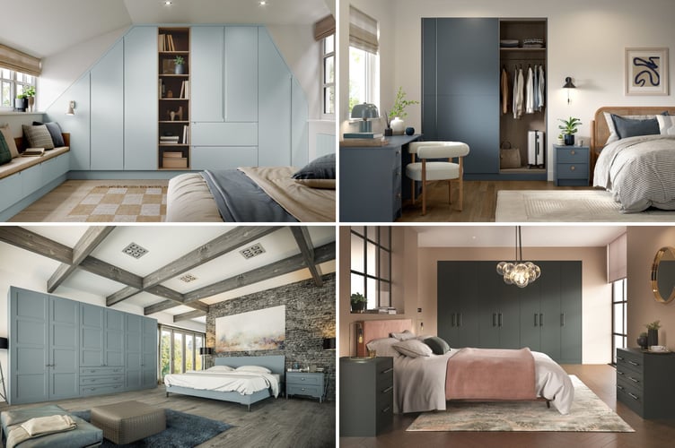 Different types of bedrooms on display