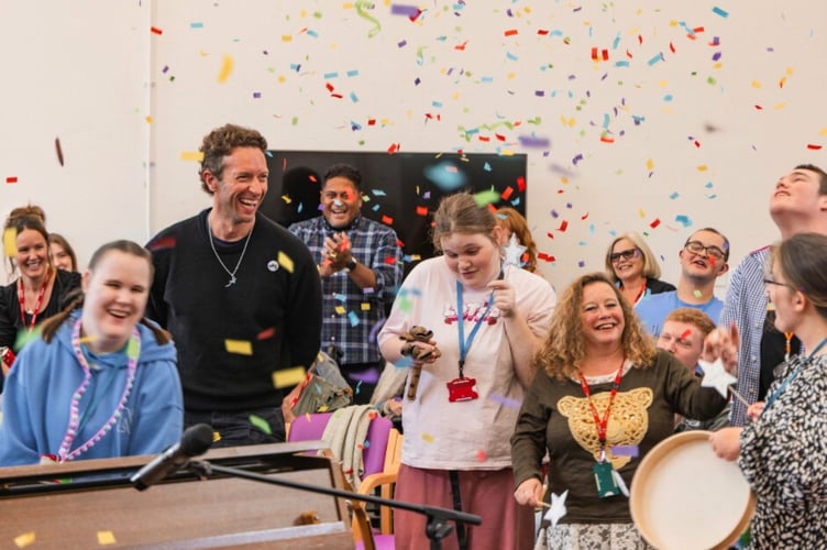 Chris Martin at the launch of the new care home