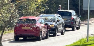 Two-car crash slows Crediton traffic