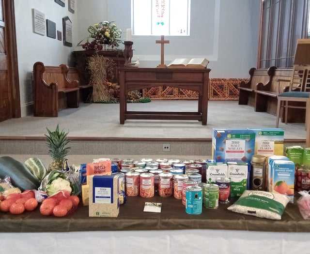 Christian Comment: Harvest and Gift Day at Crediton Methodist Church
