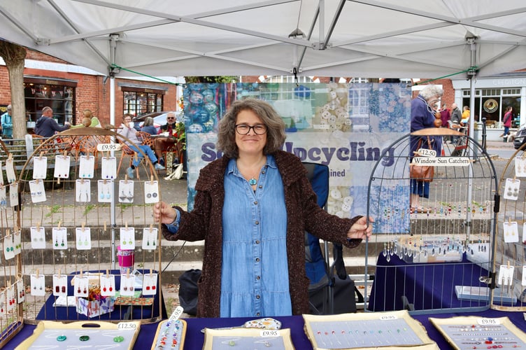 Sara Miller of Crediton-based Sassy Upcycling