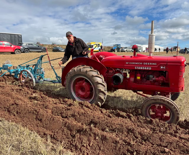 Fine day for the 79th Cheriton Ploughing Match
