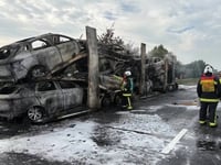 Lorry fire closes M5 today