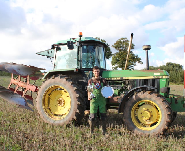 Great day for Jason at Witheridge Ploughing Match

