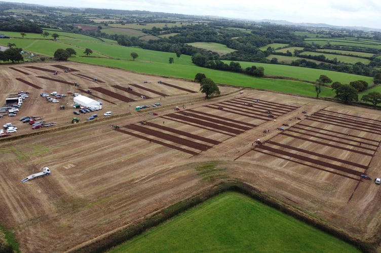 Drone footage from Witheridge and District Ploughing and Agricultural Group match.
