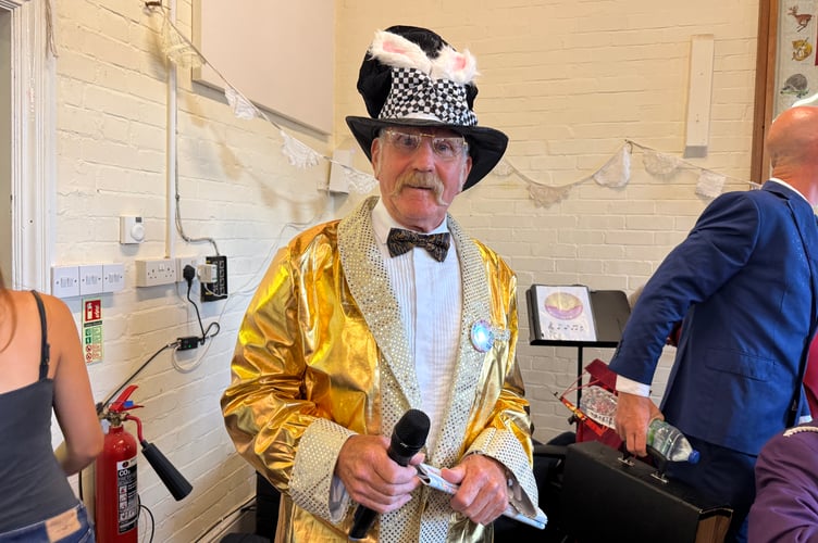 Ian Wilkie was compere for The ARK’s 10th birthday celebration. AQ 2908