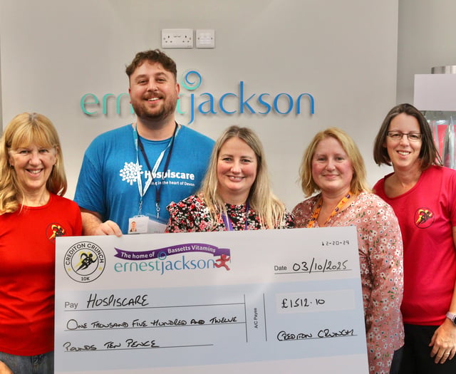 Crediton Crunch 10k raises £3,000 for charity