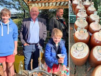Grants boosts yearly Penstone apple-pressing event